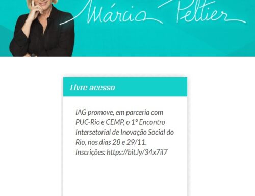 28.11 – 1º Encontro Intersetorial de Inovação Social do Rio de Janeiro – Marcia Peltier